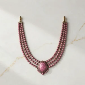 Meenakari Floral Layered Haar Necklace